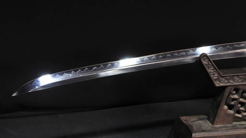 Honō no Shinken - katana premium ( 61-62 HRC stal 1095 Hartowany Glinką Naturalny Hamon) ukiyo-japan.pl Honō no Shinken - katana premium ( 61-62 HRC stal 1095 Hartowany Glinką Naturalny Hamon) ukiyo-japan.pl