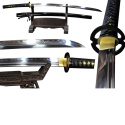 Honō no Shinken - katana premium ( 61-62 HRC stal 1095 Hartowany Glinką Naturalny Hamon) ukiyo-japan.pl