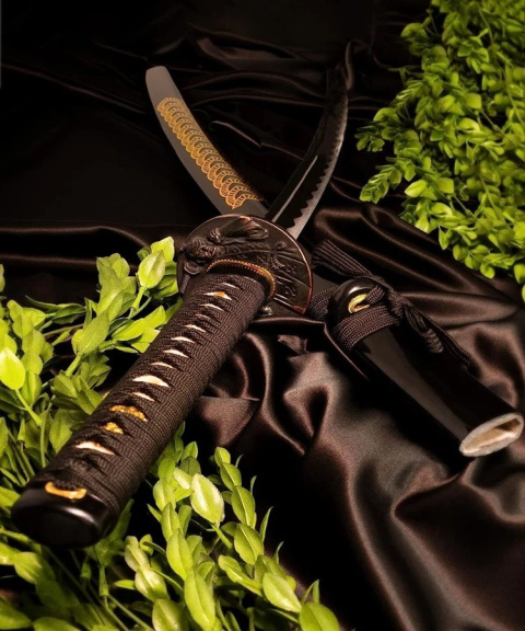 Katana no Kensei - miecz samurajski premium - stal węglowa 7KM5-410 ostra - ukiyo-japan.pl Katana no Kensei - miecz samurajski premium - stal węglowa 7KM5-410 ostra - ukiyo-japan.pl