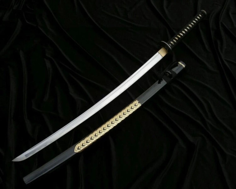 Katana no Kensei - miecz samurajski premium - stal węglowa 7KM5-410 ostra - ukiyo-japan.pl Katana no Kensei - miecz samurajski premium - stal węglowa 7KM5-410 ostra - ukiyo-japan.pl