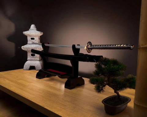 Samurajska katana premium - 8000-warstw, stal damasceńska - ukiyo-japan.pl Samurajska katana premium - 8000-warstw, stal damasceńska - ukiyo-japan.pl