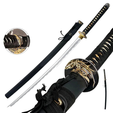 Katana japońska premium - ostra, stal węglowa 1045 (ukiyo-japan.pl) Katana japońska premium - ostra, stal węglowa 1045 (ukiyo-japan.pl)